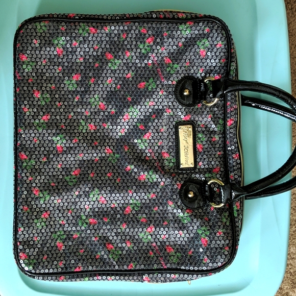 Briefcase Sequin Laptop Case Betsey Johnson Laptop Case NIGERIAN